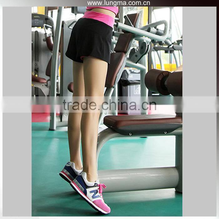 4 Needle 6 Thread Gym Wear Women Running Activewear Yoga Short Pants Booty Shorts For Wholesale