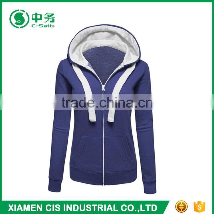 Popular Style Spring Woman Zip Up XXXXL Hoodies