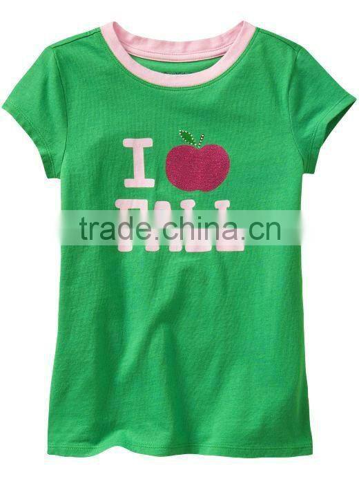 INFANT & TODDLER PRINTED T SHIRT WITH LAPPED SHOULDERS