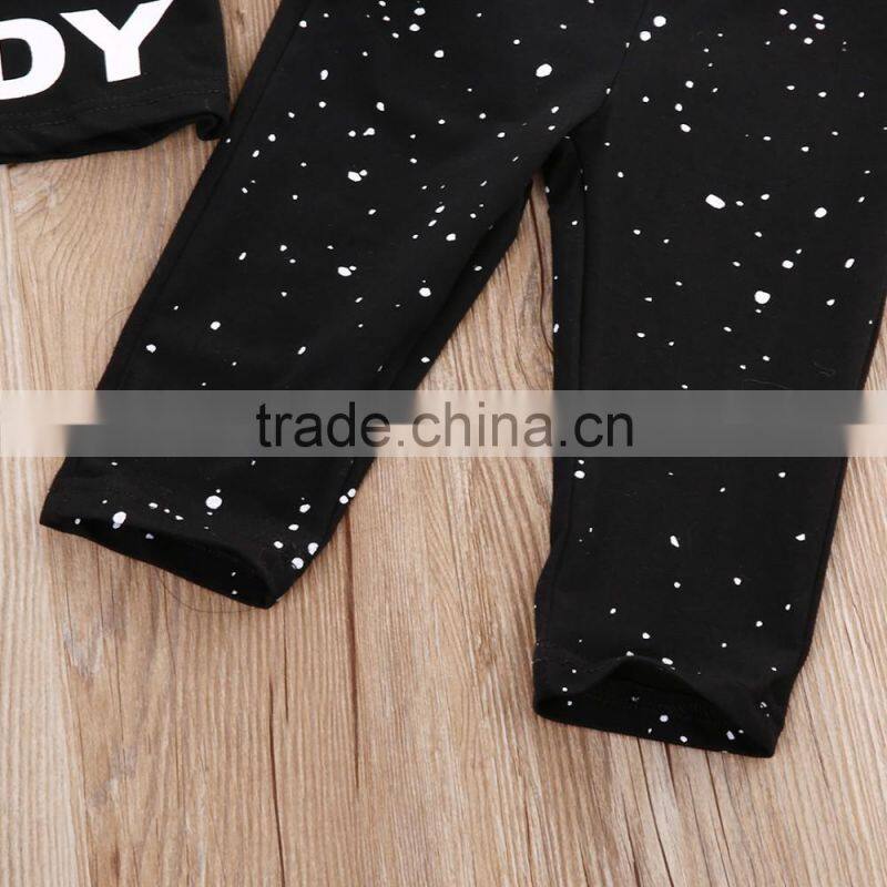 Newborn Baby Boy Sweater Designs Long Sleeve Cotton Printed Tops T-shirt+Long Pants