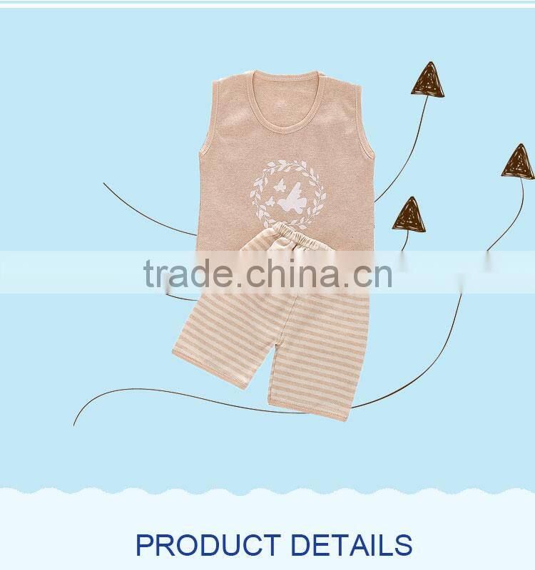 Hot sale short sleeve soft cotton infant baby clothes baby romper set wholesale