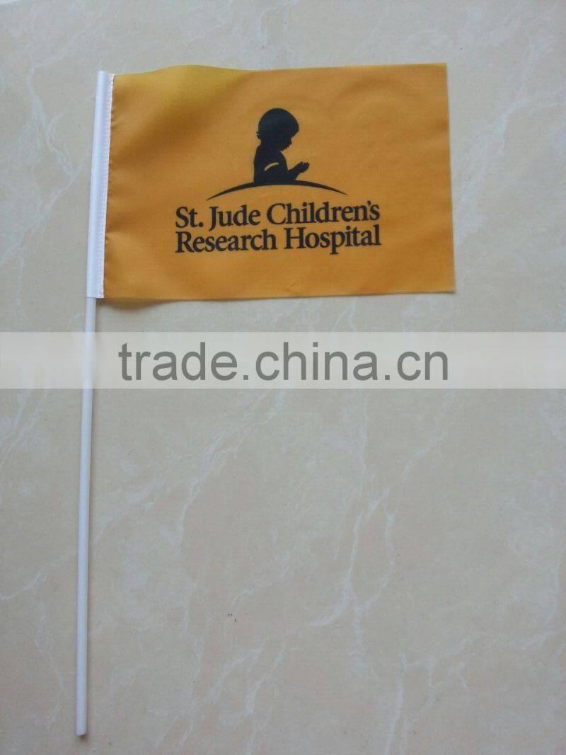 polyester pole hand flag