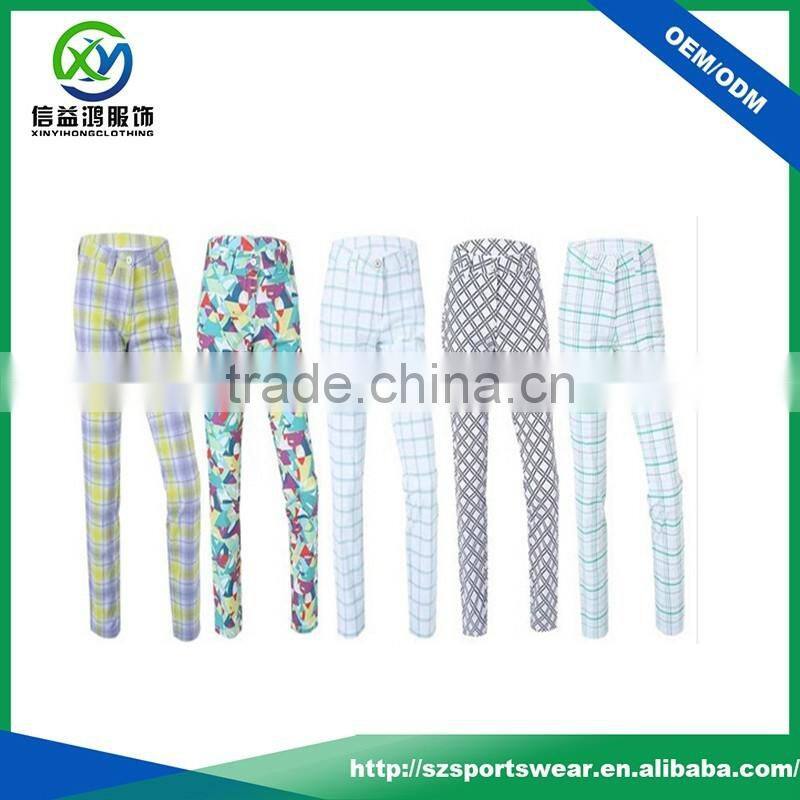 Hot Selling Nylon Sapndex Compressed Sports Pants ,Sublimated Lady Trouser