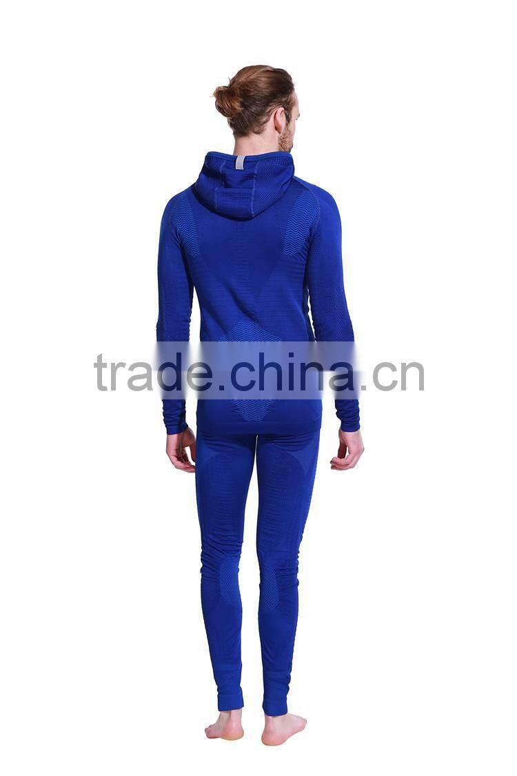 Seamless splicing fleece sweatshirts fabric fashion sweatshirt for men
