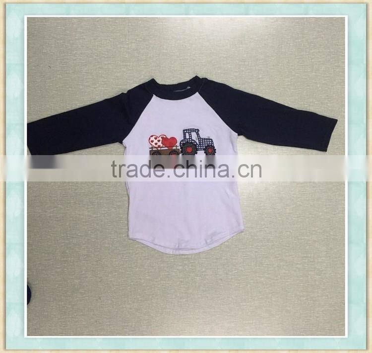 boy valentine shirt raglan boy clothing children wear valentine boys shirts