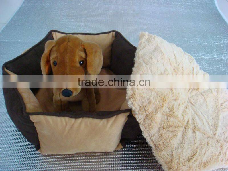 big size removable with pocket Pet Kennel House for Cat Luxury Pet Dog Bed Wholesale Pet Bed Warmer