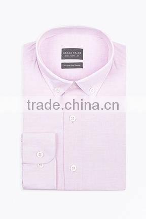 Pink poplin high quality mens dress shirts