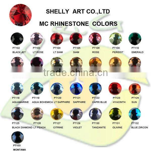 Non-hotfix flat back DMC rhinestones