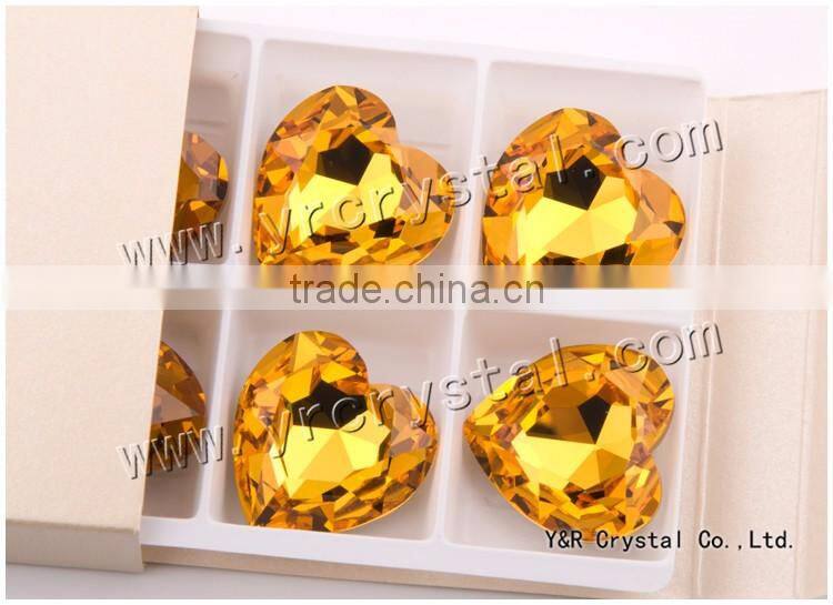 4827 Crystal Beads 28mm Heart Glass Gemstone