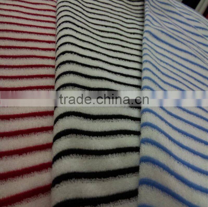 High quality bamboo fiber terry towelling fabric