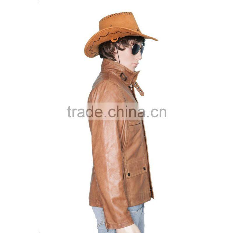 Custom Made Real Leather Biker Jacket / leather jacket