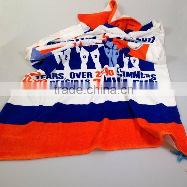 Printed microfiber bath towel custom size