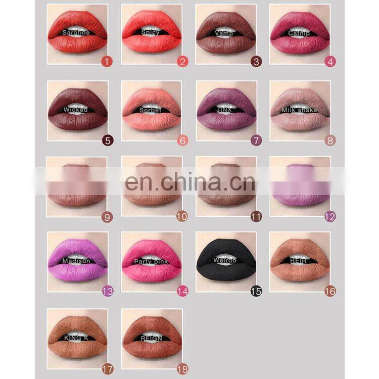 Low minimum quantity colorfast lasting color popular lipgloss your own brand makeup
