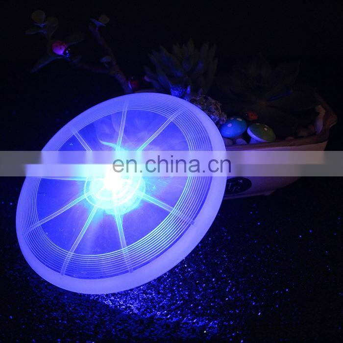 OEM light up flashing outdoor toys led flying disc