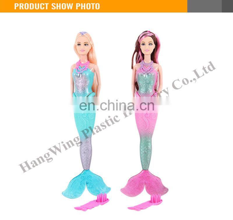 Most Popular 13 inch beautiful doll toy fashion mermaid doll