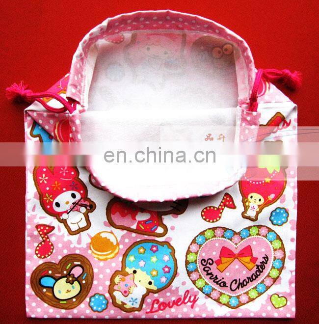 100% cotton customized handle eco-friendly shopping bags/ customized printing shopping bag