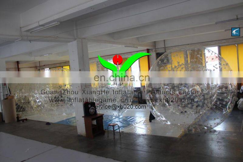 Inflatable Zorb pvc or tpu aqua zorbing ball