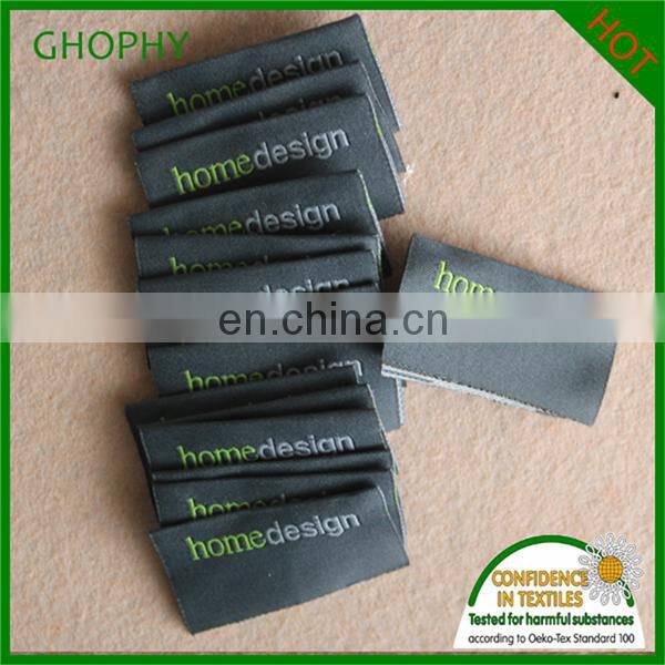 cheap garment damask woven label for shirt