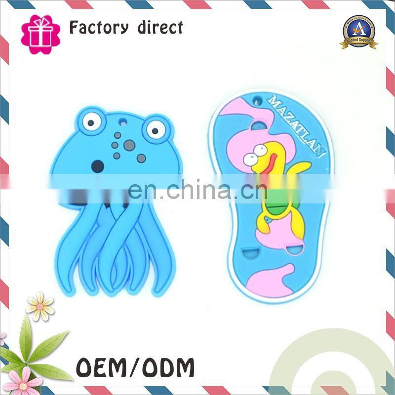 Attractive Metal Charms tinplate Key Chain for travelling Souvenirs