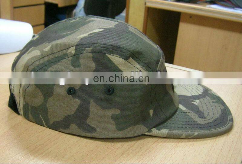 5 panel camp camo hat