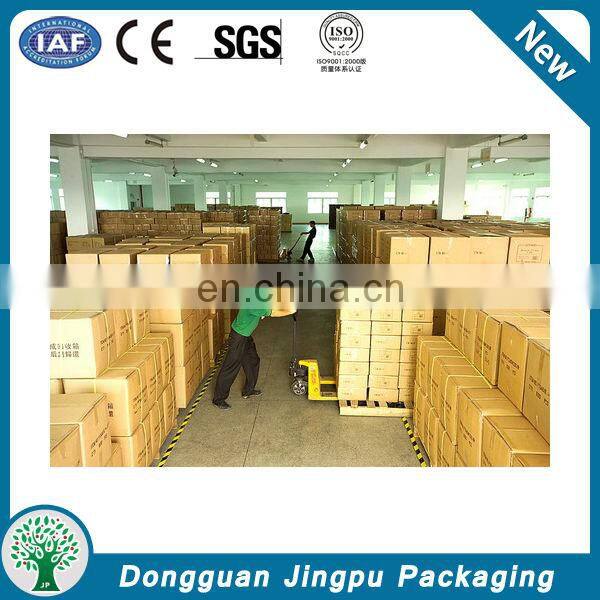 Customized plastic packaging box with tin lid and handle