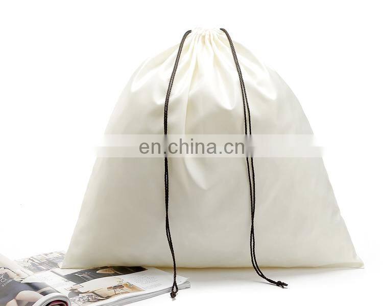 Wholesale cotton cloth drawstring bag custom logo
