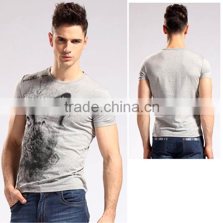 Men's animal printed 3d t-shirt manufacturer from China