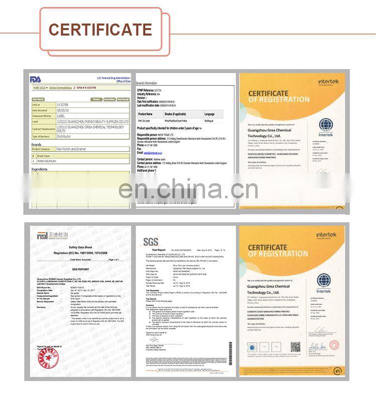 Private Label Nail Art Supplies 15 Ml Nail Polish Gel RONIKI Gel Nail Polish UV Gel