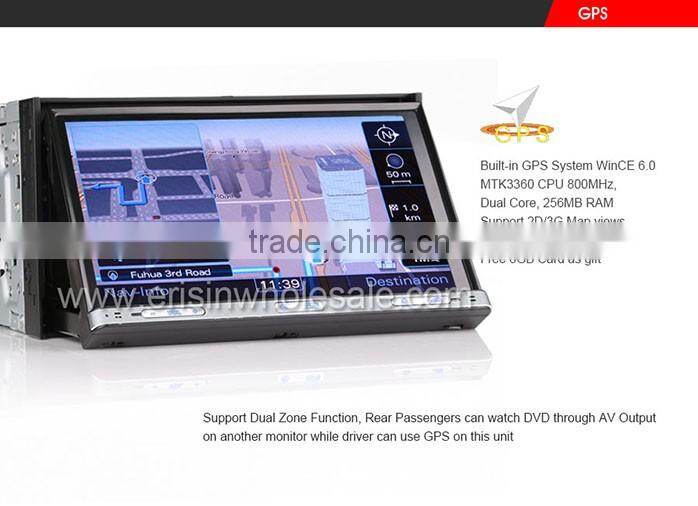 Erisin ES7051M 7" Win8 UI Auto Radio 2 Din Car Audio with GPS