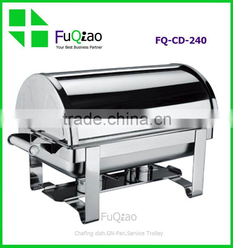 Hot Sale Restaurant & Hotel Supplies Stainless Steel Induction Chafing Dish With Glass Lid