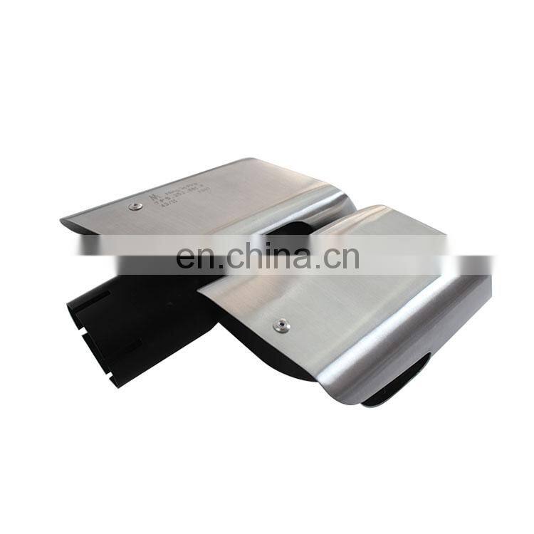 Hot sale high performance exhaust muffler tip for porsche exhaust 14-16 Macan Square Mirror Polish