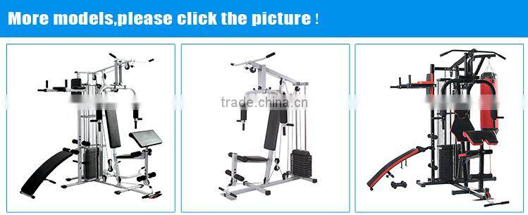 100kg MULTI STATION HOME GYM HG480 EXERCISE EQUIPMENT with BOXING PUNCHING BAG DUMBBELLS