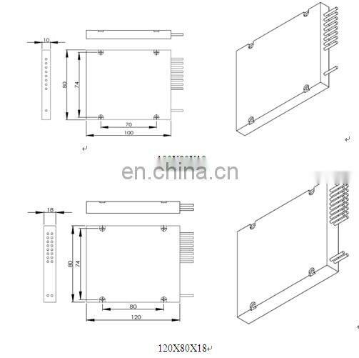 ABS Box type 1x16 plc optical splitter
