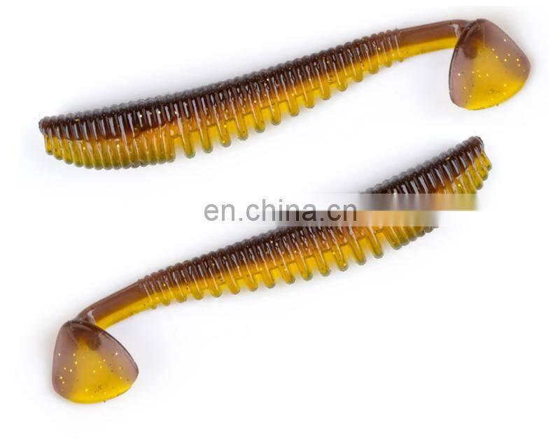 25 Colors 75mm 100mm 125mm Two-color Matching Special Flavor With Fragrant Soft Fishing Lures Larval Bass Soft Bait