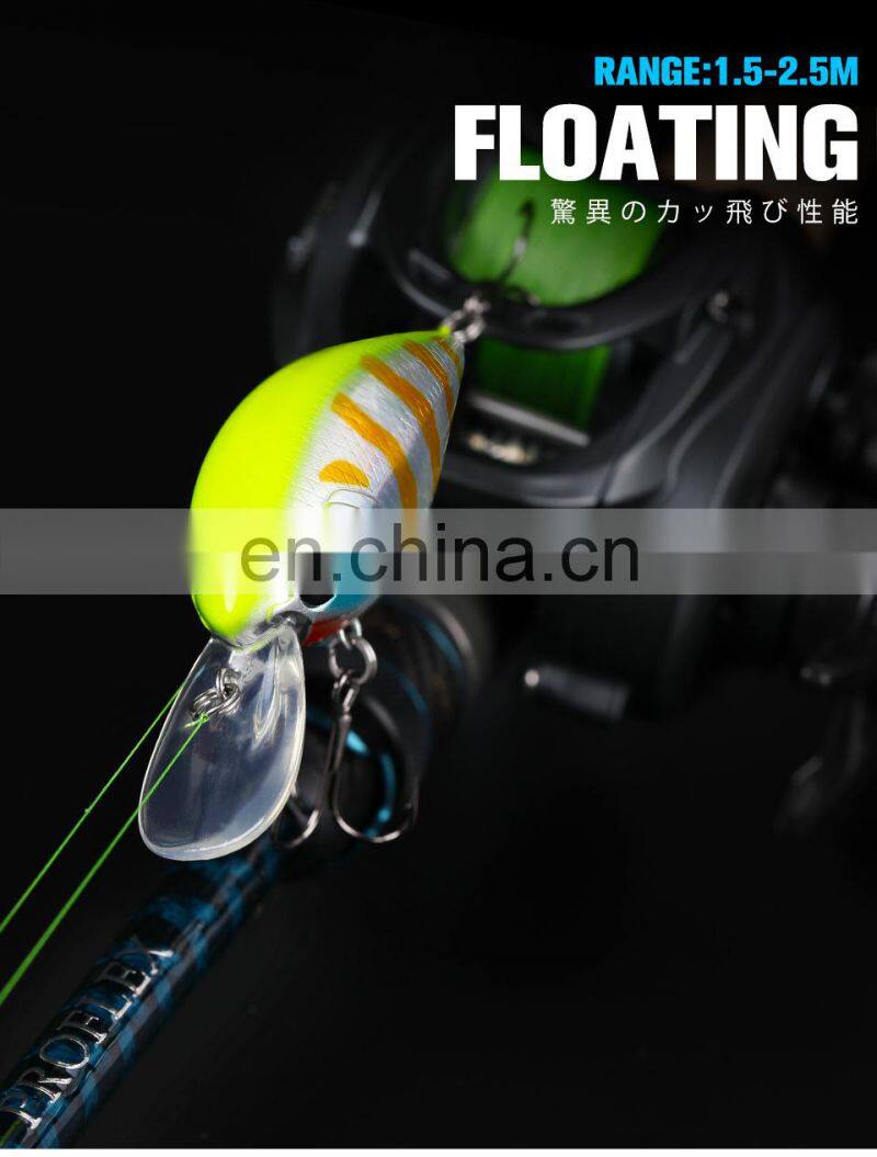 13g Trolling Lure Crank Bait Fake Fish Floating bait Mini Crankbait Fishing Lure