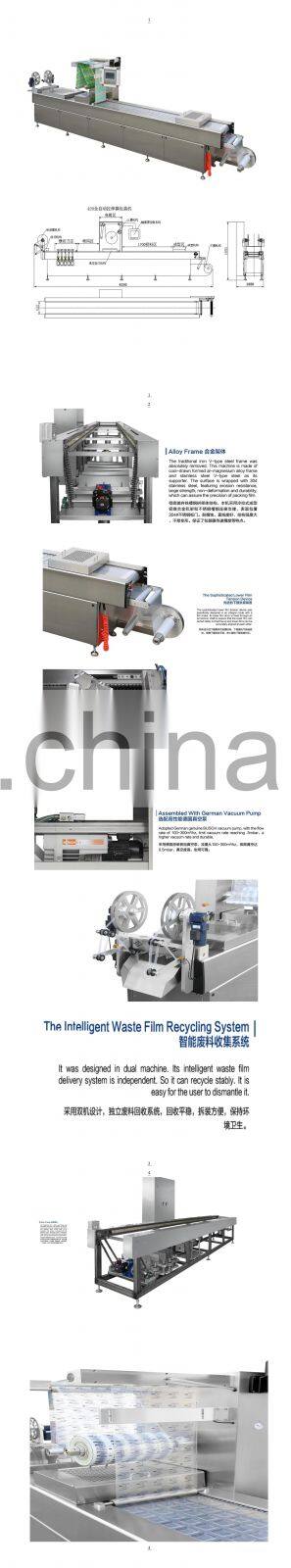 2021 hot sale steak Automatic Thermoforming Vacuum Packing Machine seafood vacuum skin packaging machine