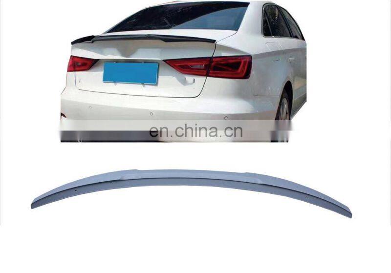 Customized Car Rear ABS Spoiler Rear Trunk Spoiler Auto Rear Spoiler Original Style For Audi A3