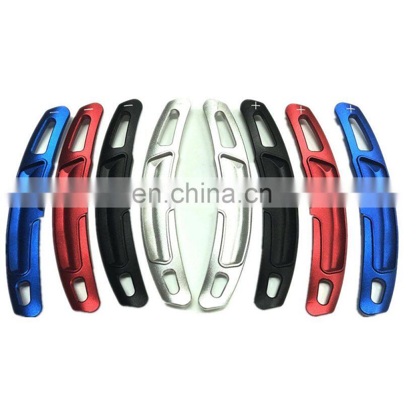 Red Steering Wheel Shift Paddle Shifter Extension For Porsche 911 2016-2019