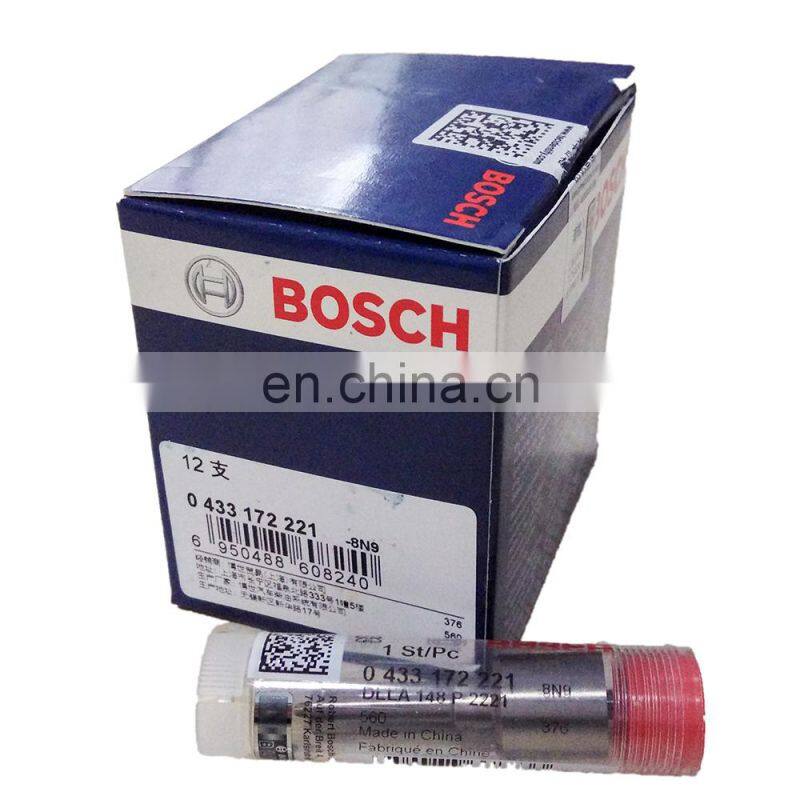 Nozzle DLLA148P2221 0433172221 for injector 0445120265
