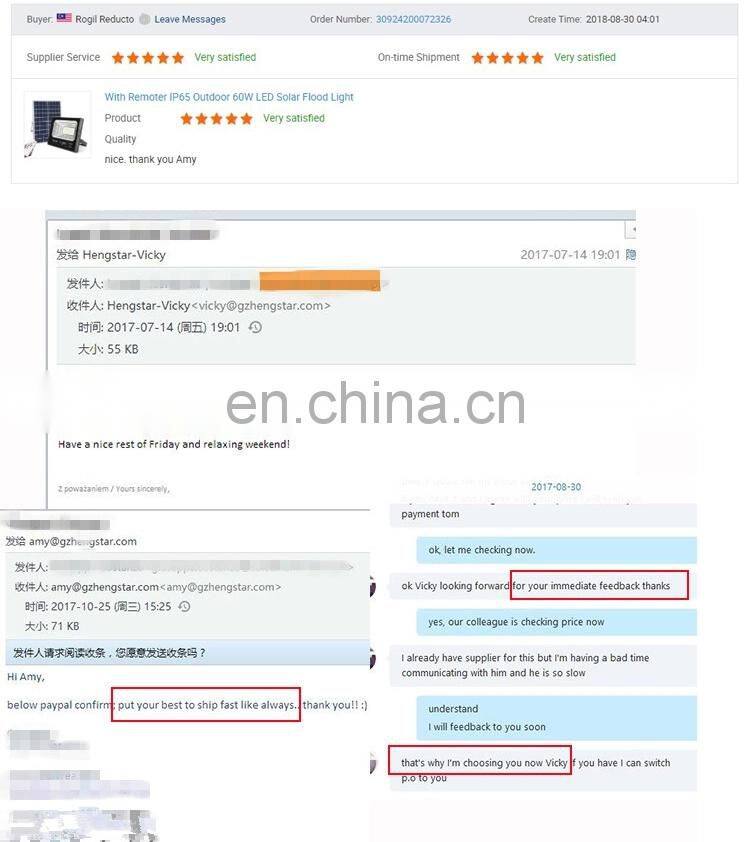 IP66 Outdoor Remote Control Reflector Solar LED Flood Light 100W