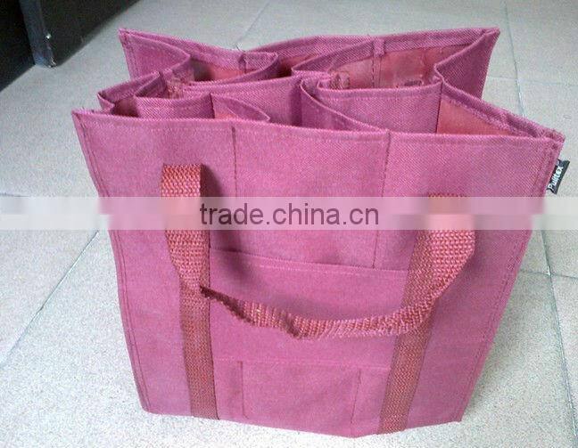2013 Promotional Non woven Wine Bag non woven 6 bottle wine bag