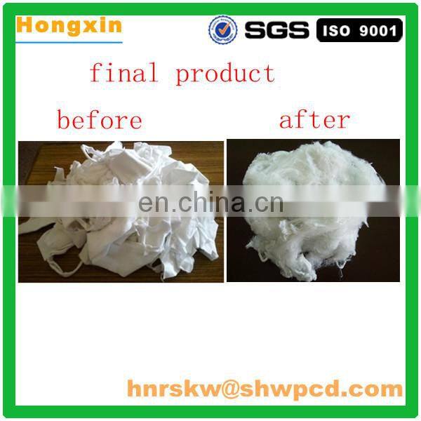 Hot sale Waste Old Cloth Recycling Tearing Machine Cotton Waste Recycling Machine