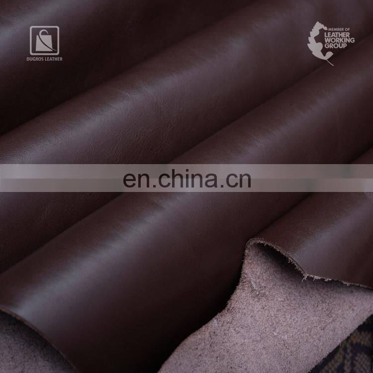 Full Grain and Pre-Distressed Appearance 22 Sqft Size Vegetable Tanned Cow Genuine Leather