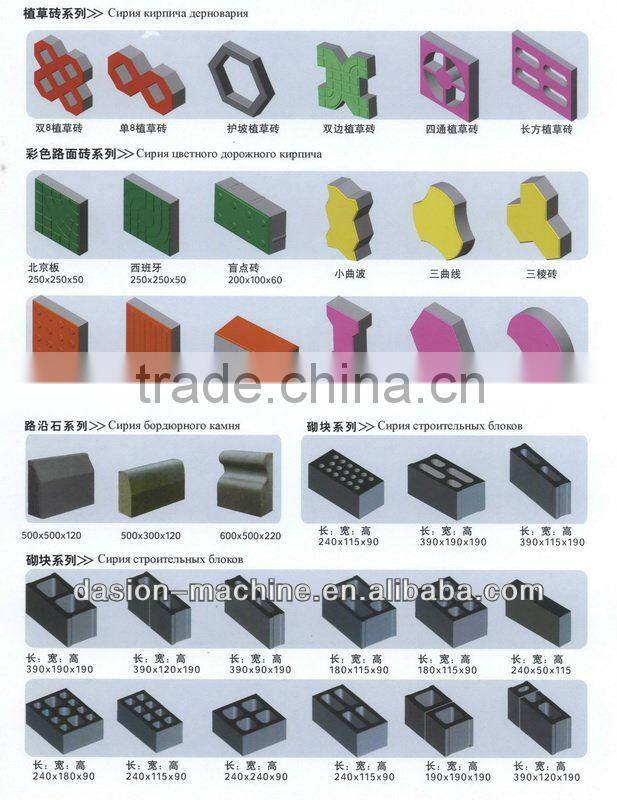 interlocking block making machine DS10-15 full-automatic hydraulic small brick making machine widely used in construction