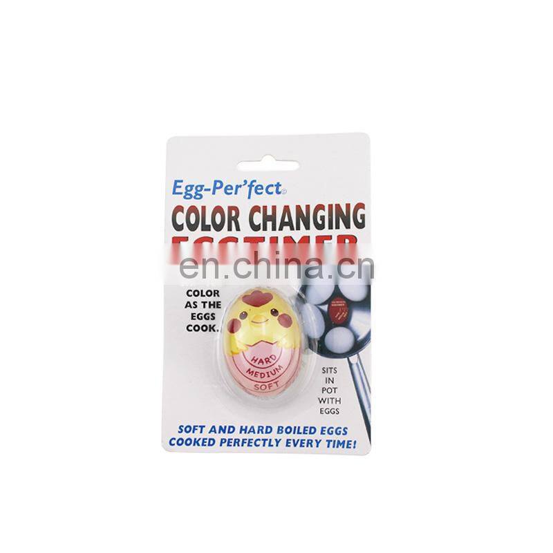 Egg Color Changing Timer Yummy Soft Hard Boiled Eggs Cooking Kitchen Eco-Friendly Resin Egg Timer Red timer tools