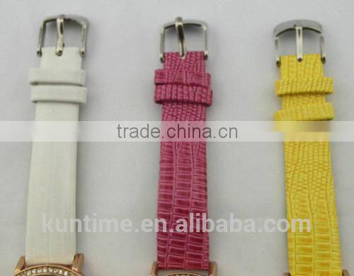 hot sale gift watch for Women's Eiffel Tower Pattern Diamante Dial Leather Band Quartz Analog Wrist Watch