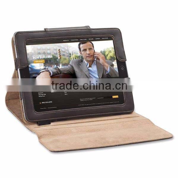 Custom genuine leather case for ipad simple leather mini apple case