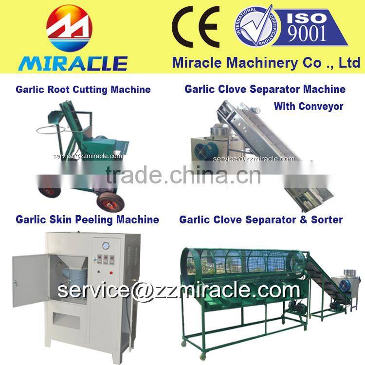Garlic shell skin peeling machine with 98% peeling rate of garlic clove process machines