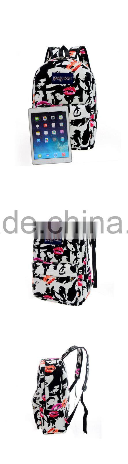 Fashion polyester student girls bacpack kids bag school bags for teenagers