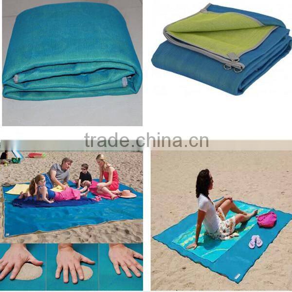 China Fashion Pe Woven Foldable Beach Mat